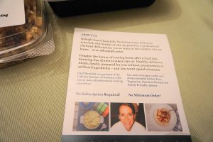 Flyer about Tastefully Served