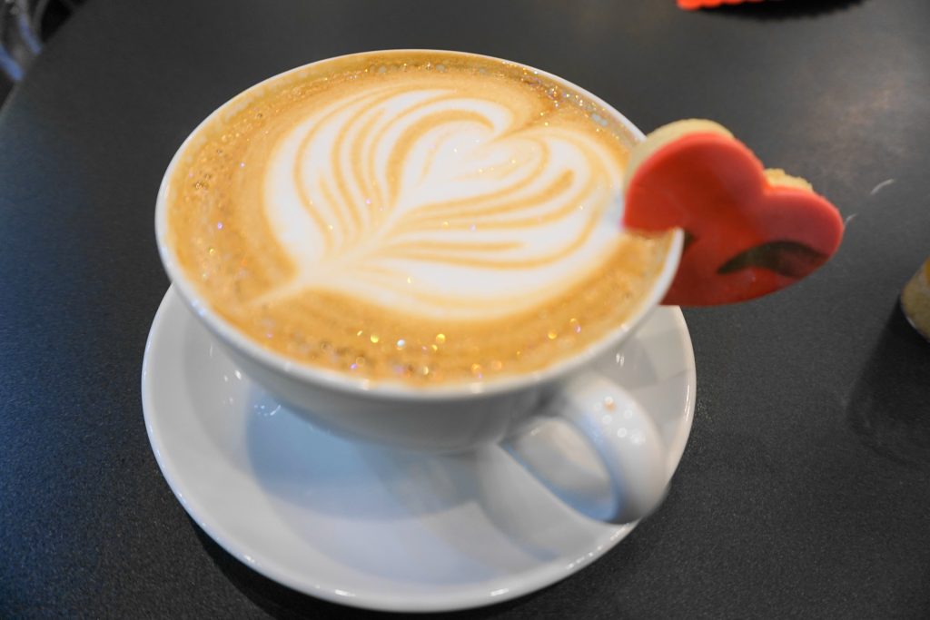 Cardamom Rose Latte