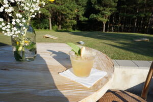 Apple Cider Mojito at FigMINT Farms.